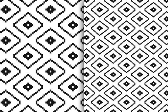 Download Black and White Ancient Geometry Pattern - Geometry Collection