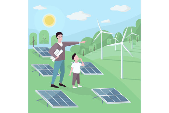 Download Father and Son at Alternative Energy - Premium Resources